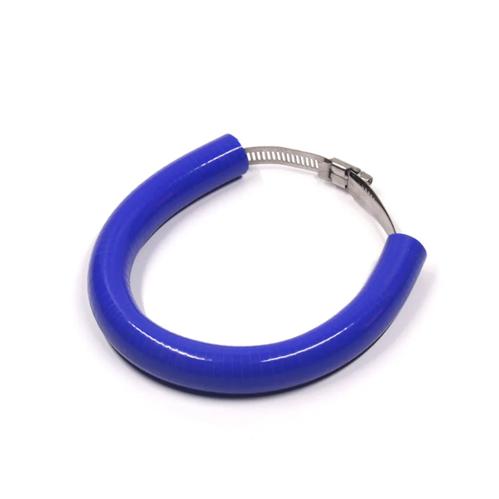 C blue Для KTM EXC-F/EXC/SX-F 450/350/530/525/500 Аксессуары для мотоциклов глушитель/круглый овальные выхлопные протектор может покрыть 3 стиля - Цвет: C blue