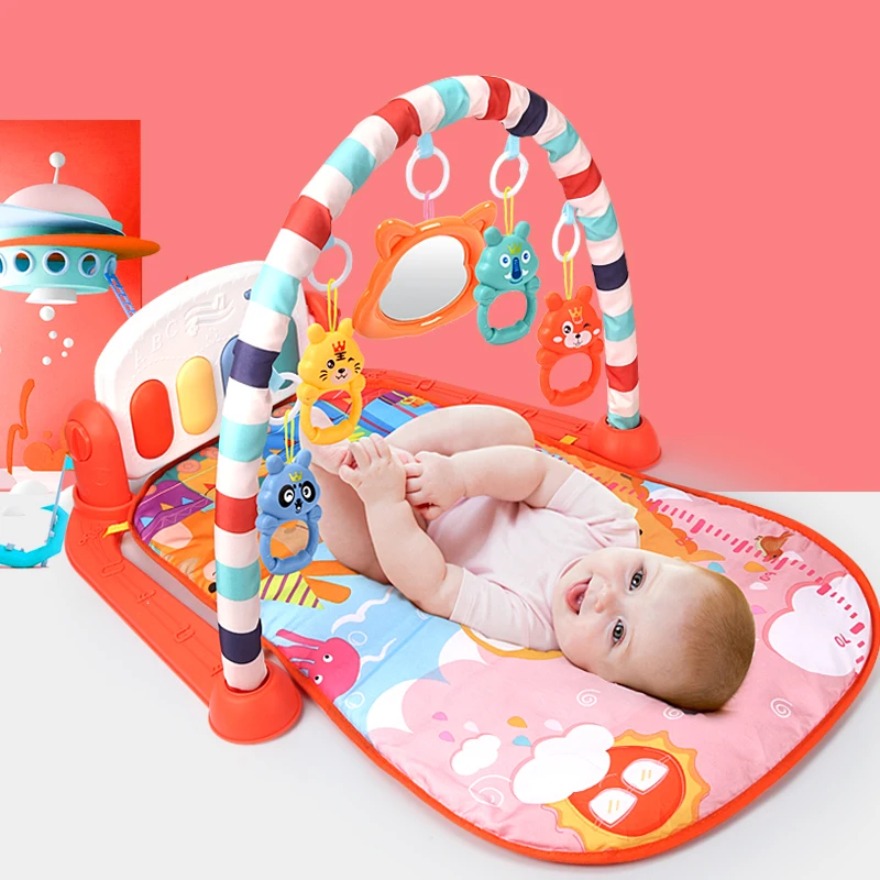 Игровой коврик для детей развивающий с милыми животными|Коврики развивающие| |