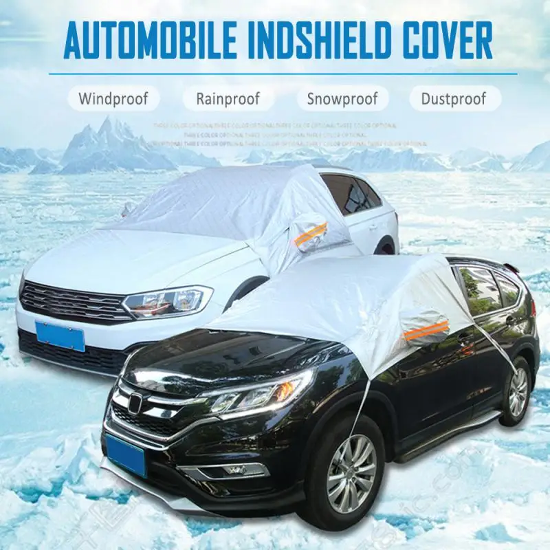 

Car Snow Cover Windshield Protection Cover Sunshade Outdoor Waterproof Anti dust rain snow Auto protective Accessories