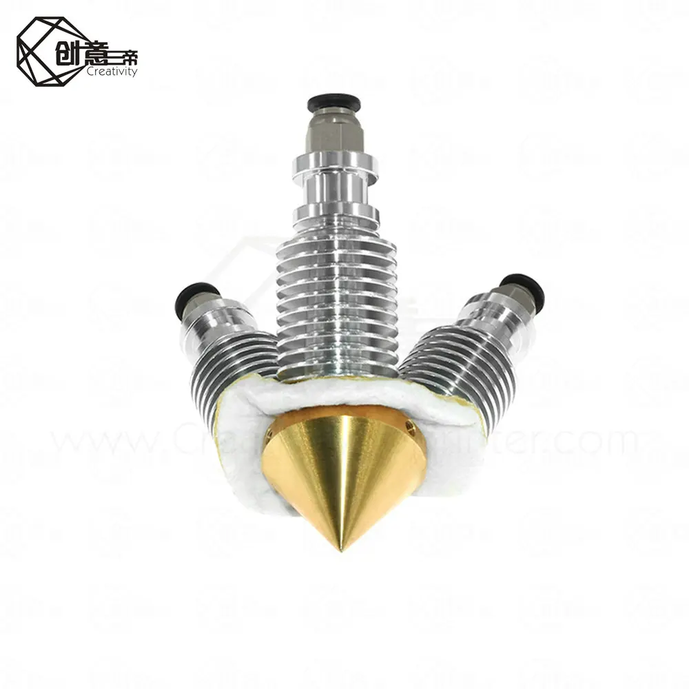 Латунный Алмазный экструдер Reprap Hotend 3D V6 радиатор 3 в 1 с несколькими насадками