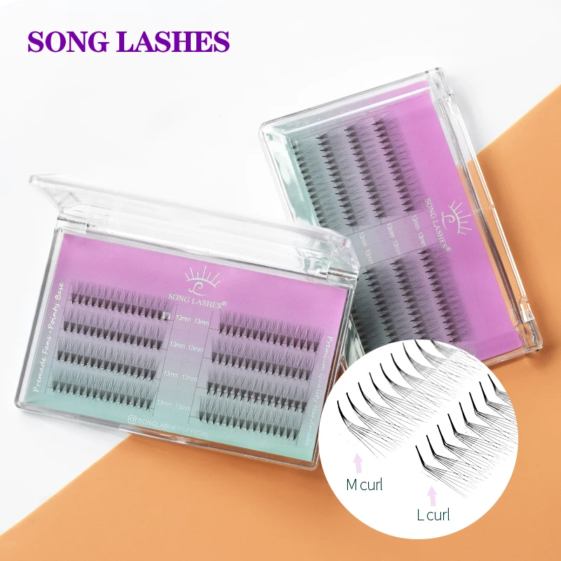 Специальные кудрявые накладные ресницы 6D M L наращивание ресниц тонкое острое