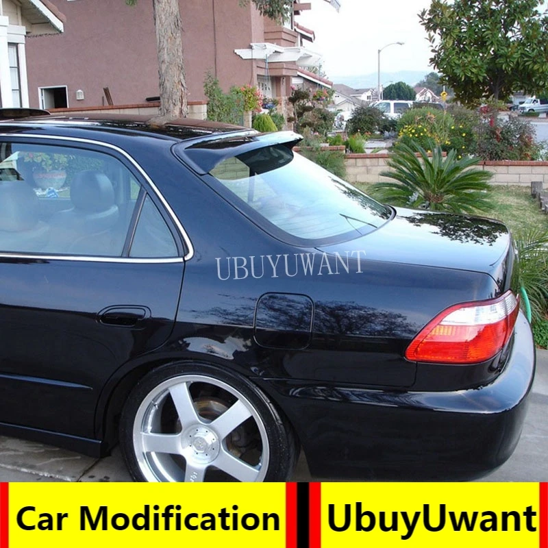 

For Honda Accord 1998-2019 Roof Spoiler Unpainted Primer Color Car Boot Lip Wing Decoration Window Spoiler Car Styling