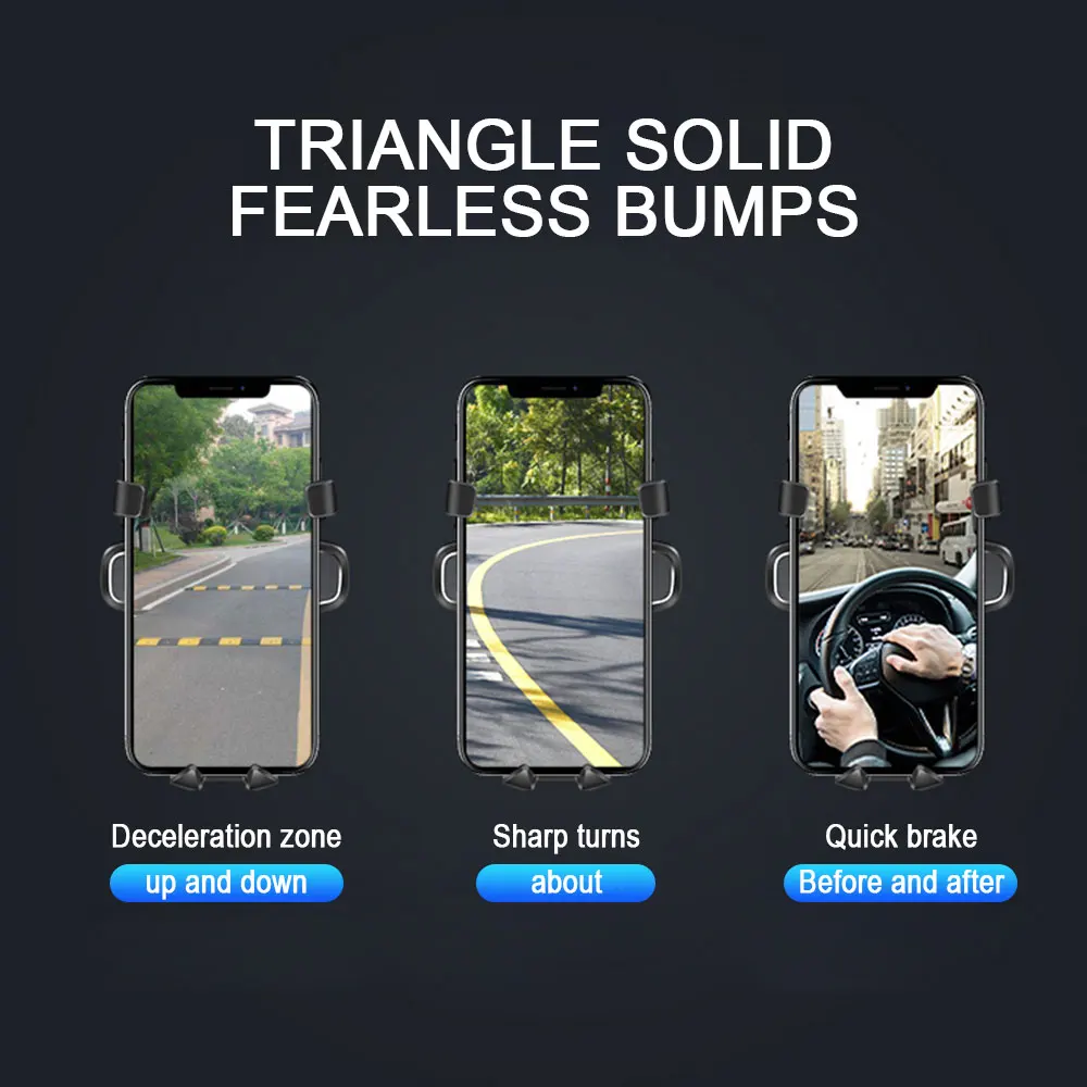 

Vehemo Universal Air Vent Phone Bracket Mobilephone for Huawei Adjustable Mount Car Accessories Car Phone Mount