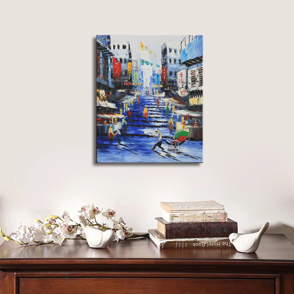 Декоративное искусство ручная работа картина маслом на холсте для гостиной