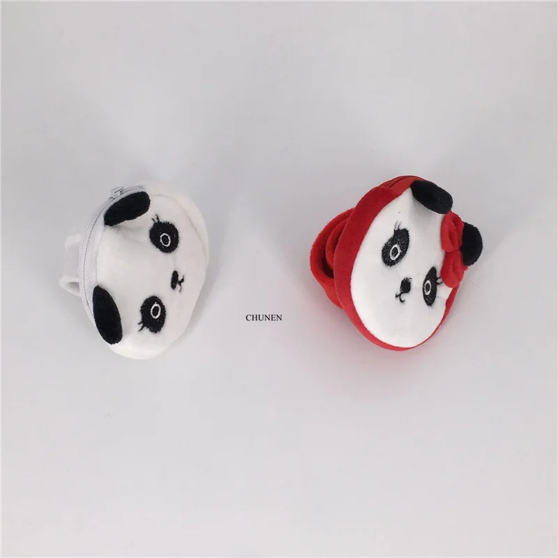 1X Little Mini Key Hook Panda plush purse toy BAG little key chain gift | Игрушки и хобби