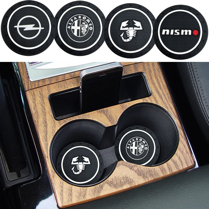 

1pcs Car Cup Holder Coaster Non slip Pad Mat For Mercedes Benz W211 W203 W204 W210 W124 AMG W202 CIA W212 W220 W205 W201 A Class