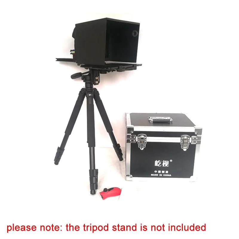 Телеprompter 10 'ཆ дюймовый для iPad планшета наружного интервью речи DSLR камеры Prompter