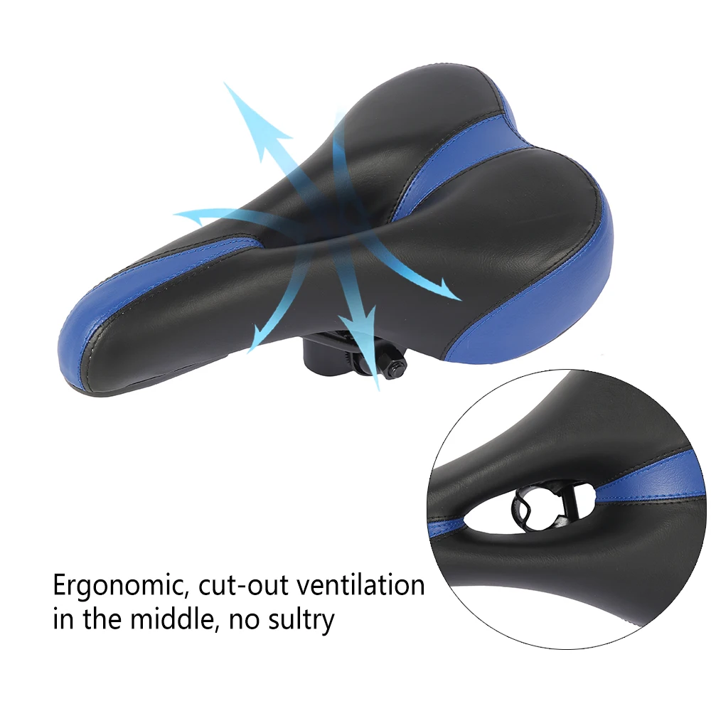 Велосипедное седло амортизирующее полое для горного велосипеда