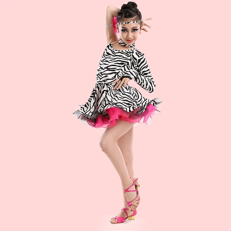 Одежда для студентов и детей тренировки сальсы Танго румбы костюм ча платья