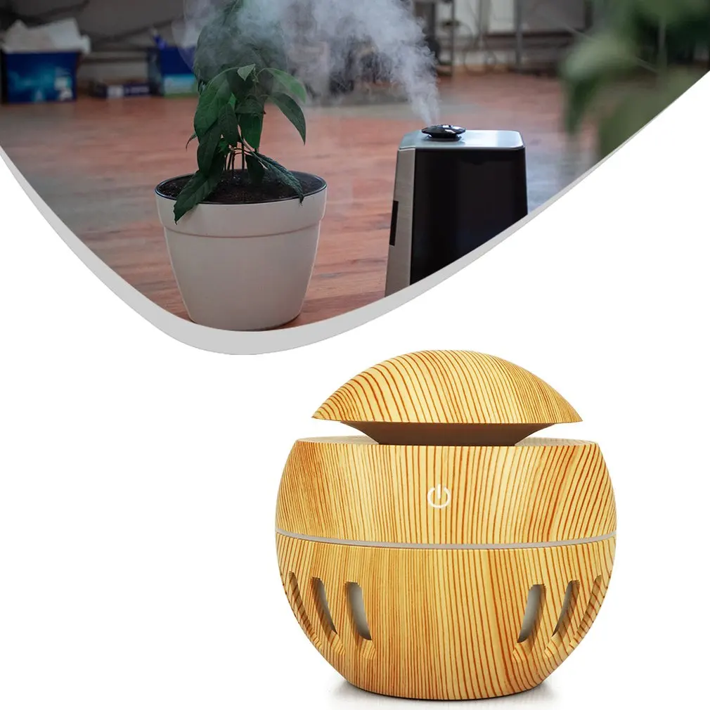 

Light Woodgrain Ultrasonic Ion Humidifier Aroma Air Aromatherapy Essential Oil Diffuser Ultrasonic Purifier Mist Maker