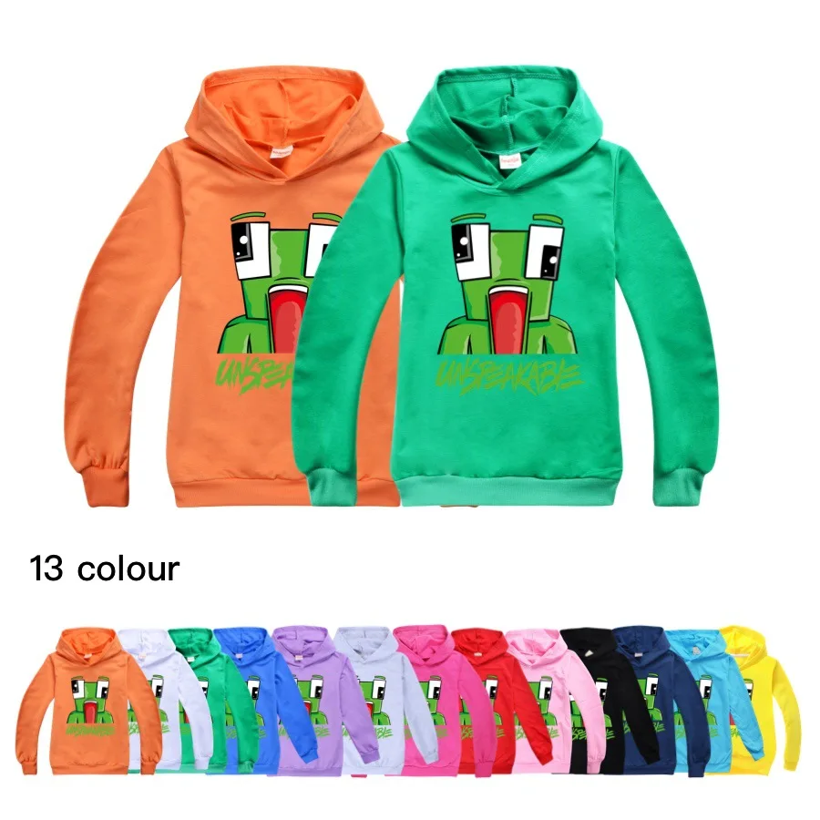 

Детская толстовка с длинным рукавом, с мультяшным принтом