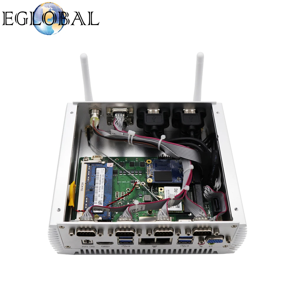 Eglobal Новое поступление промышленный Мини ПК компьютер intel core i5 i7 dual lan 2COM со