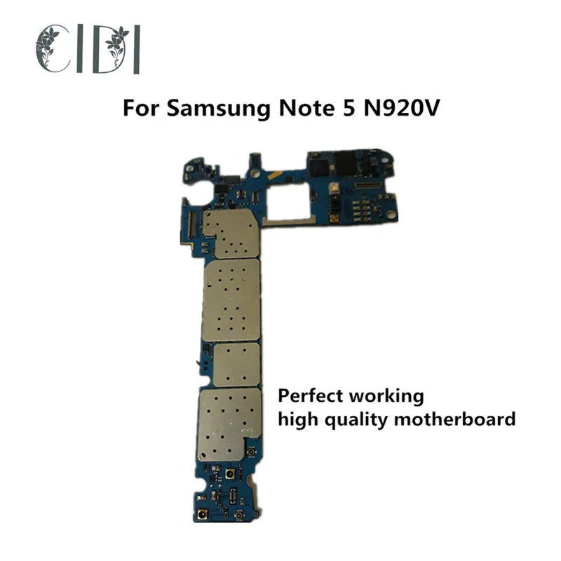 Оригинальная материнская плата CIDI для Samsung Note 5 N920V разблокированная