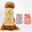 Хлопковая толстовка для собак, зимняя одежда для маленьких собак, флисовое пальто для щенков и кошек, куртка для собак, одежда для французского бульдога, Мопсов