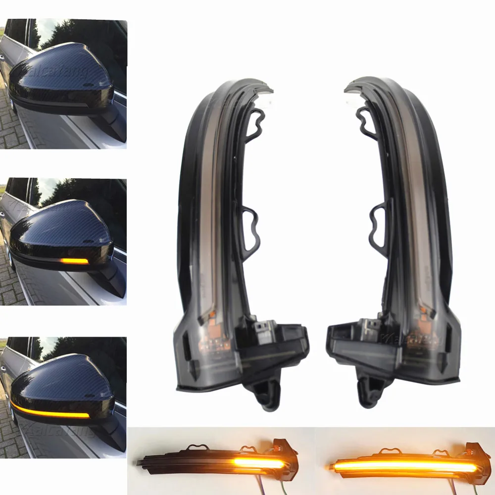 

Car LED Dynamic Turn Signal Light Rearview Mirror Light Indicator Blinker for Audi A4/S4 B9 A5/S5 RS4 RS5 2016-2019