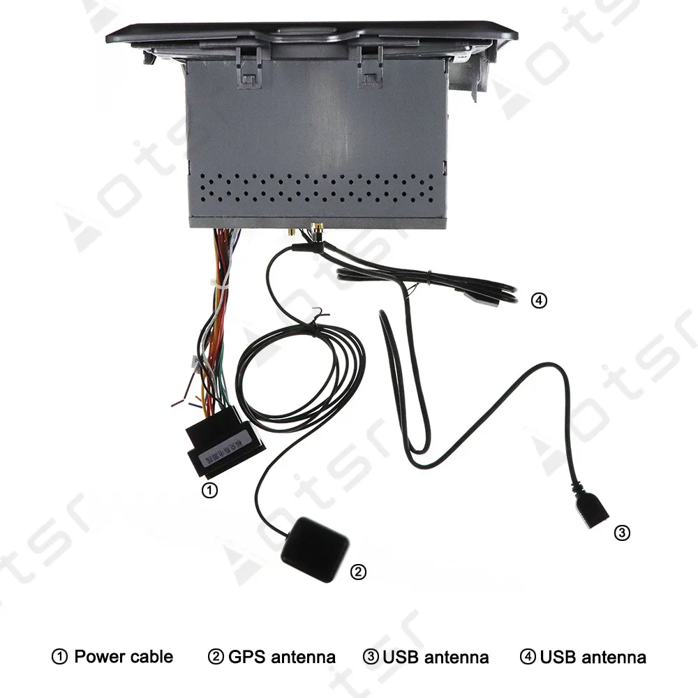 AOTSR Android 9 автомобильное радио для Ford Focus MK2 2004 2011 GPS навигация IPS мультимедийный