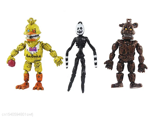 Экшн-фигурки пять ночей у Фредди подвижные фигурки Фокси Чика Fnaf ПВХ игрушка