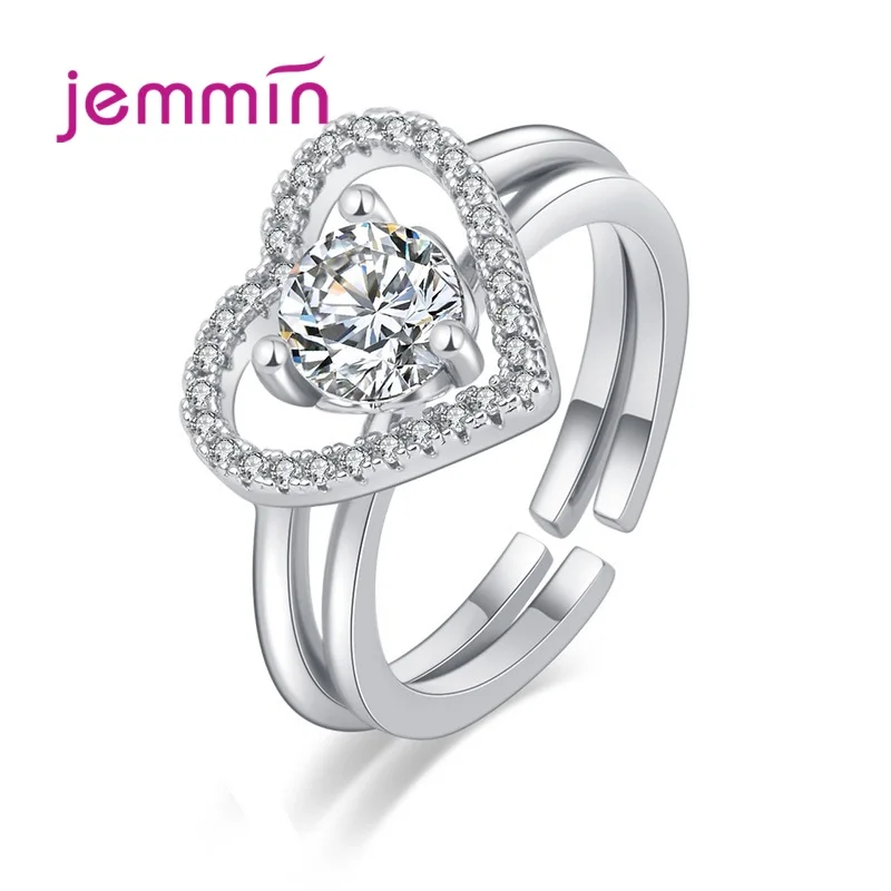 

Женское Открытое кольцо из серебра 925 пробы, цвета розового золота