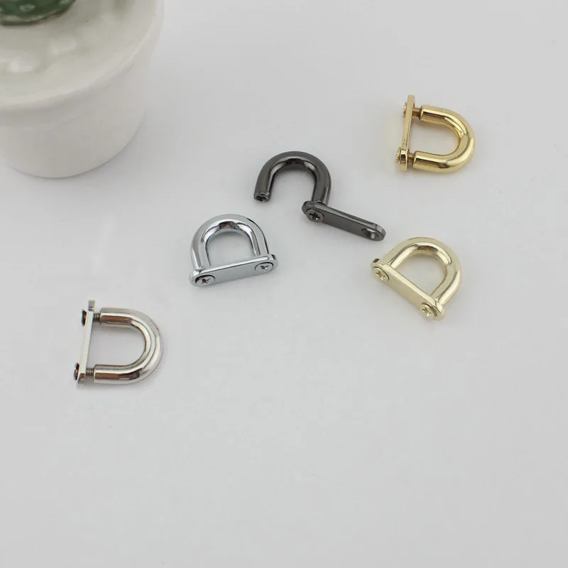 4 шт. 10 мм старинная Серебристая Высококачественная арочная Съемная Сумочка