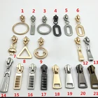 Новое поступление 1 шт. металлический слайдер подходит для металлических молний съемный автоматический замок аксессуары для сумок и одежды P130