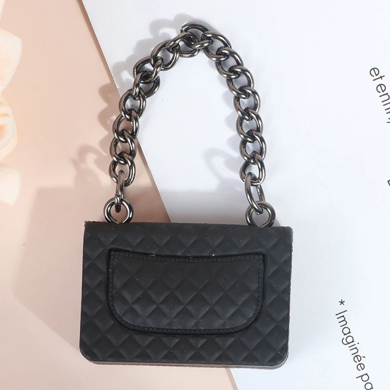 

1 Pc Chain Pack Doll Bag Miniature Shopping Handbag Purse Lady's Shoulder Bag Fashion Doll's Accessory Dolls Accessories