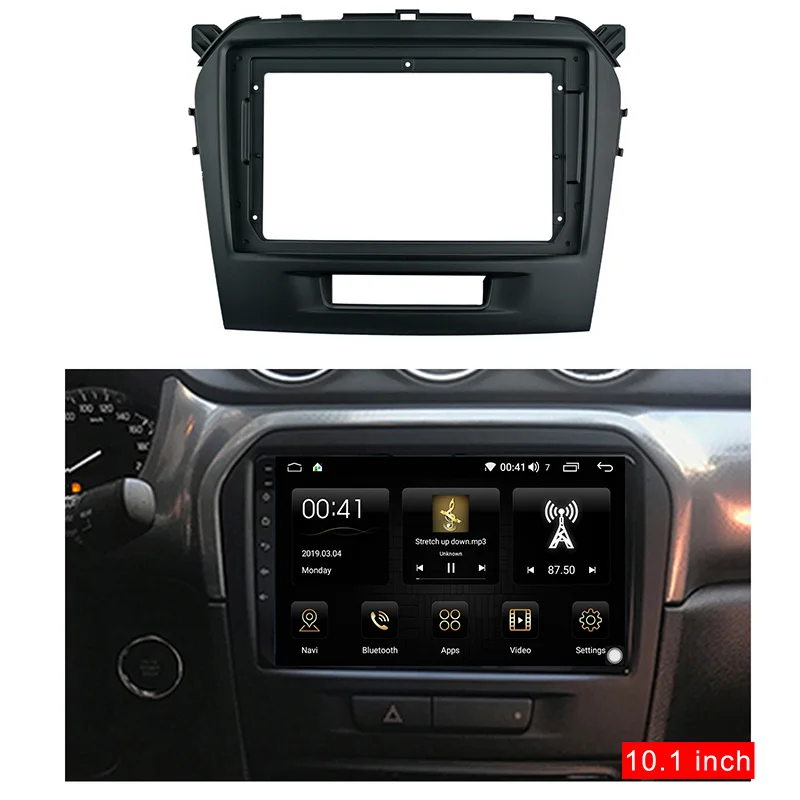9 дюймов Автомагнитола для SUZUKI VITARA 2015 2019 Автомобильный dvd Радио 2Din Fascia