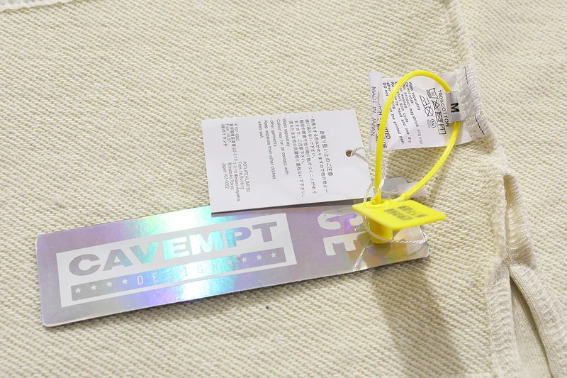 

20FW CAVEMPT Half Zipper Patchwork Sweatshirt Men Women Couples Pullover Oversized High Street Hip-hop C.E Crewneck