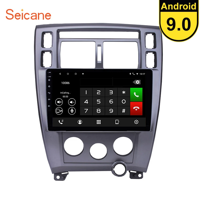Seicane Android 9,0 головное устройство 10,1 дюймов Автомобильный gps Navi Стерео для 2006-2011 2012 2013 hyundai Tucson левый руль с 3g wifi
