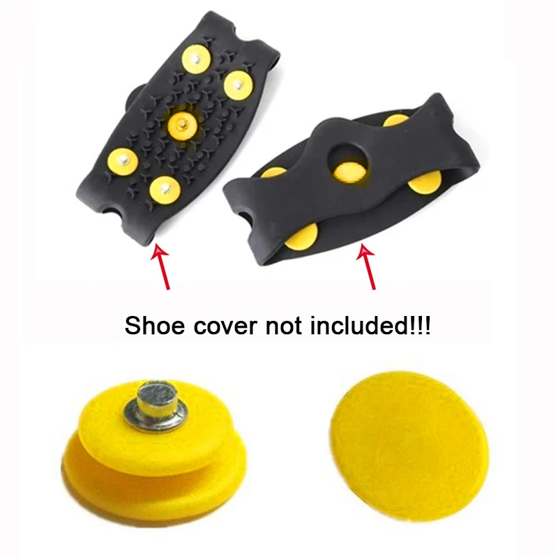 10 шт. ледяной захват противоскользящие шипы волшебный шип обувь для альпинизма