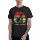 Классическая мужская футболка Young Royals Simon, Забавные футболки с коротким рукавом и круглым вырезом, футболки из 100% хлопка, идея для подарка
