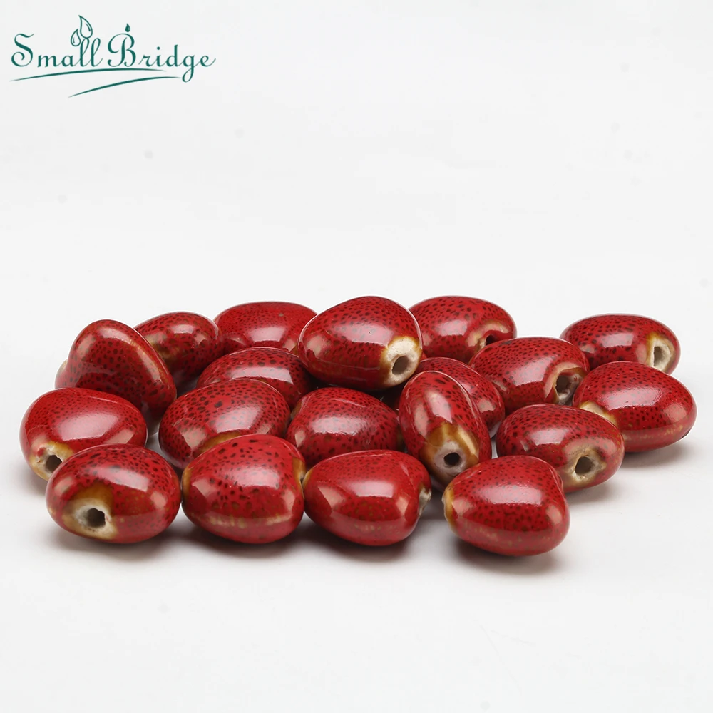 Стеклянные керамические бусины с большим отверстием 14 мм|Бусины| |