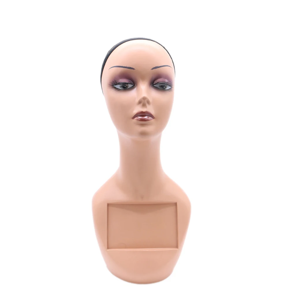 

Dummy Female Mannequin Head Model Wig Jewelry Hat Cap Display Stand Holder