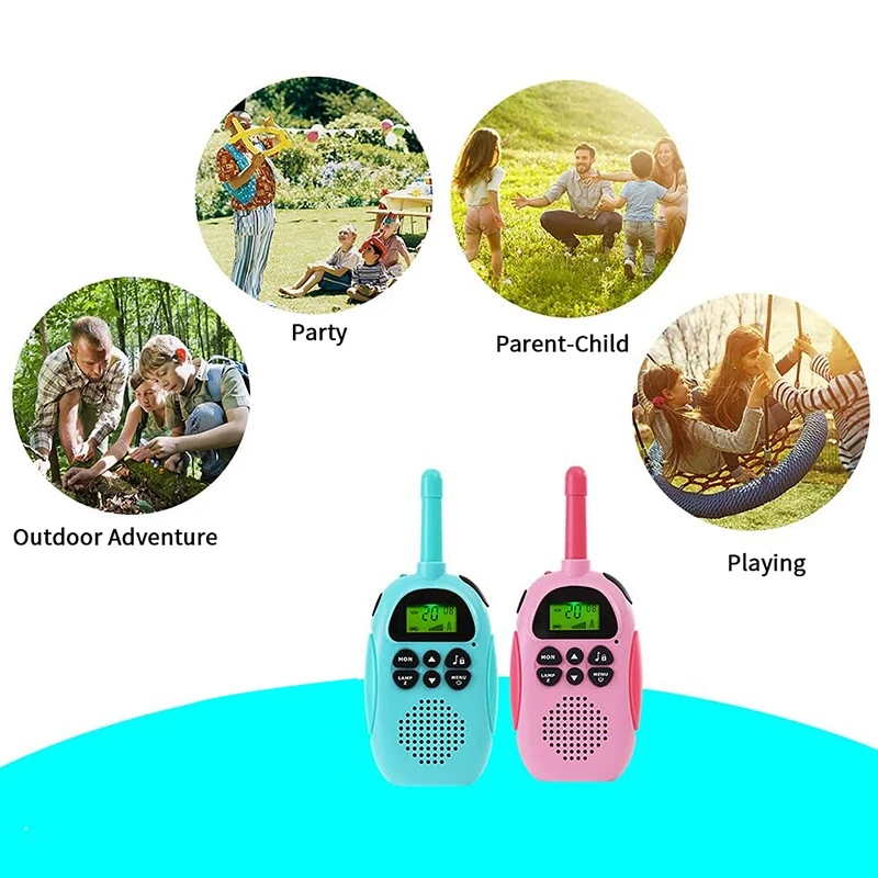 walkie talkies for kids rechargeable long range boys girls kid walkie talkies toys for 3 12 years old child free global shipping