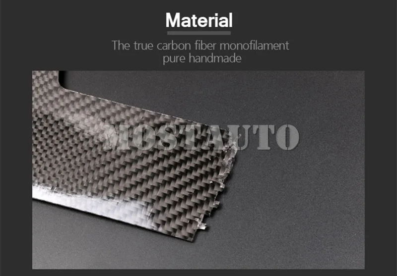 Накладка на дверную ручку автомобиля из углеродного волокна для Ford Escape Kuga 2016 2018 2