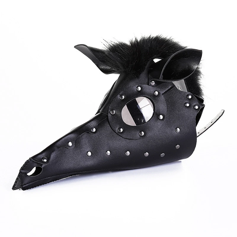 

Halloween Cosplay Scary Punk Horse Head Mask Medieval Renaissance Masquerade Disguise Horror Stage Performance Bar Party Costume