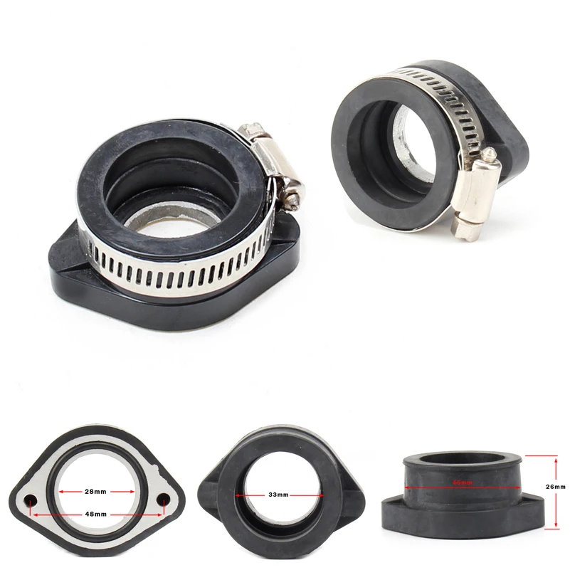 

Переходник карбюратора мотоцикла впускная труба резиновый коврик для карбюратора VM24 PE PWK 28 мм подходит для двигателя 110 125 140 150 160 cc