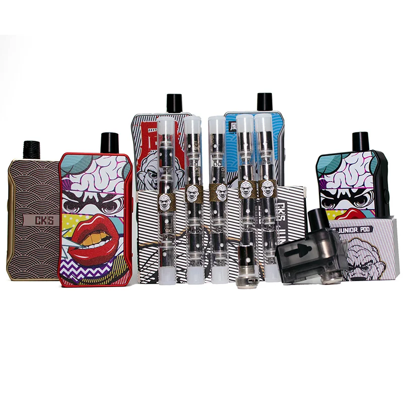 G вкус CKS Junior Pod Starter Kit с 1000 мА/ч Батарея & 3 х уровневый Напряжение регулировки Vape