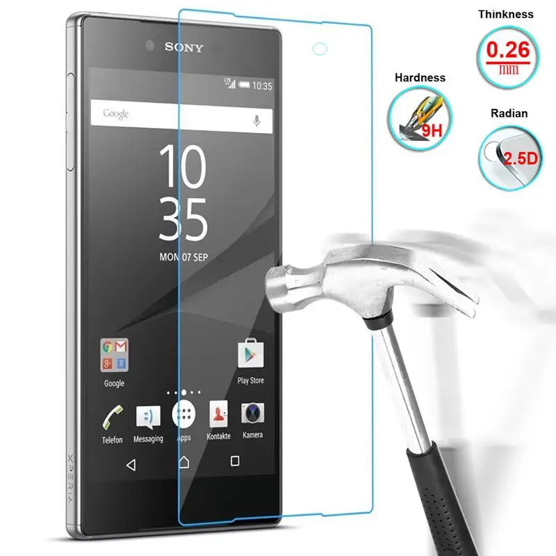 2 шт. закаленное стекло для Sony Xperia Z Z1 Z2 Z3 Z4 Compact Z5 Plus M2 M4 Aqua защита экрана Защитная