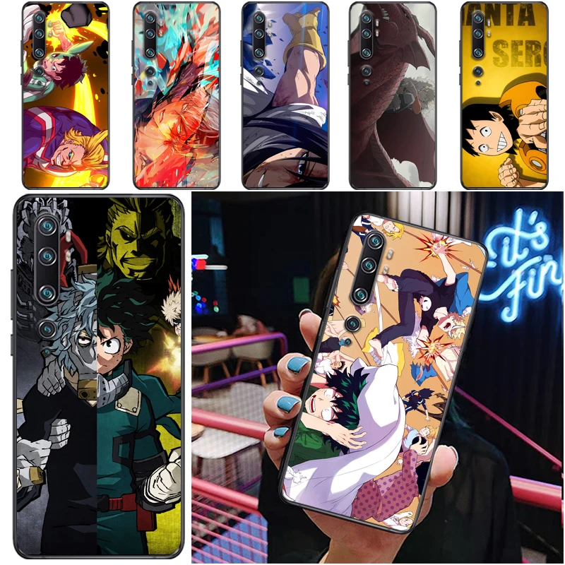 

My Hero Academia Todoroki Shouto Tomura Boku Dabi Shigaraki Bakugou Katsuki Phone Case For Xiaomi CC9 Pro CC9e Soft TPU Coque
