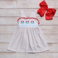 summer dress for baby girls light pink lattice skirts cute suspenders three crab sleeveless dresses kids clothes for 1 8t girl