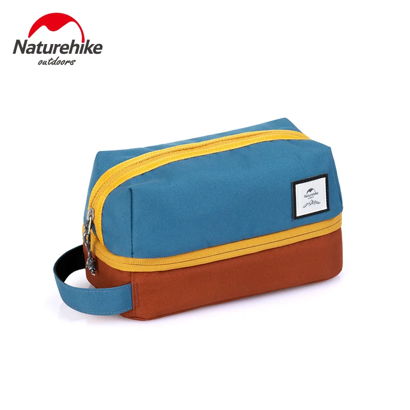 

Naturehike Dry and Wet Separation Storage Bag Portable Waterproof Travel Cosmetic Bag 3.5L Large Capacity 600D Wear-resistant