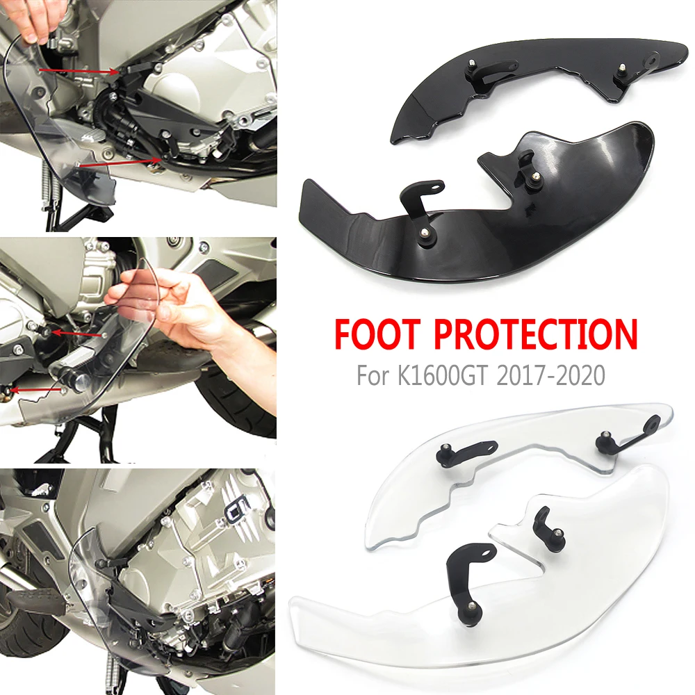 

For BMW K1600GT K 1600 GT GTL K1600GTL 2017-2020 Foot Brake Lever Pedal Shifter Cover Motorcycle Splash Foot Protection Guard