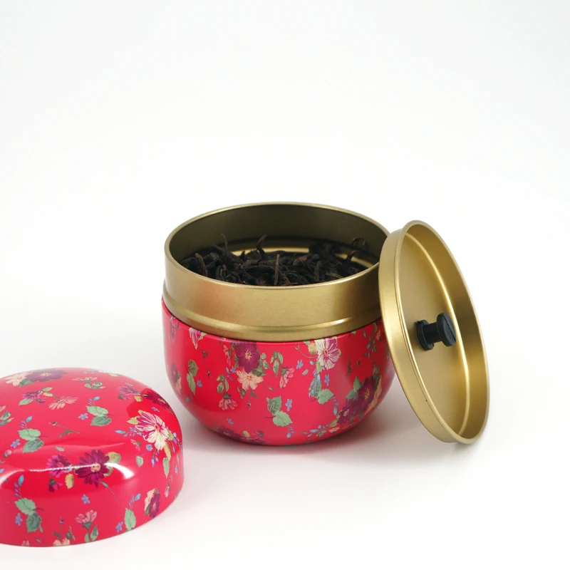 

5pcs Japanese style Kitchen Tea Box Jar Storage Holder Sweetmeats Candies Cans Teaware Tea Caddies tin containers storage box