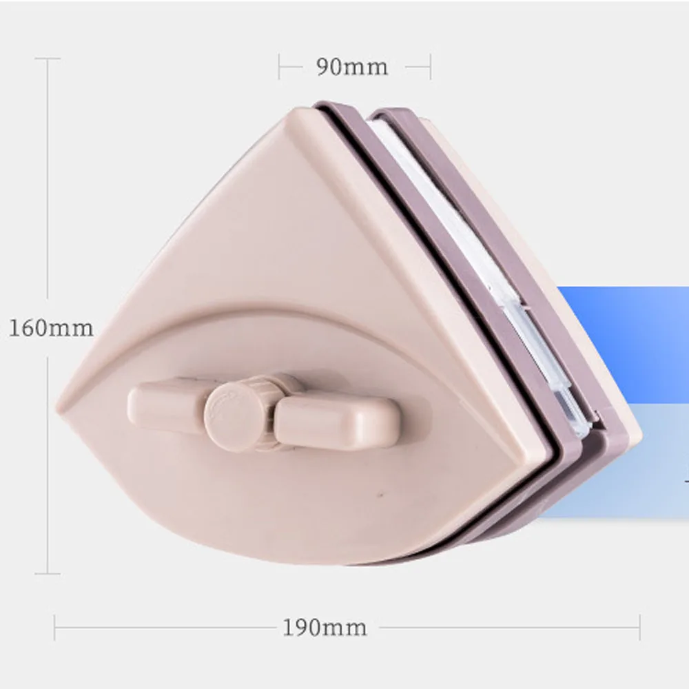 5-35 мм треугольная Магнитная оконная щетка для чистки стекла, стеклоочиститель, инструменты, двухсторонний стеклоочиститель, щетка для мытья поверхности, инструменты для мытья