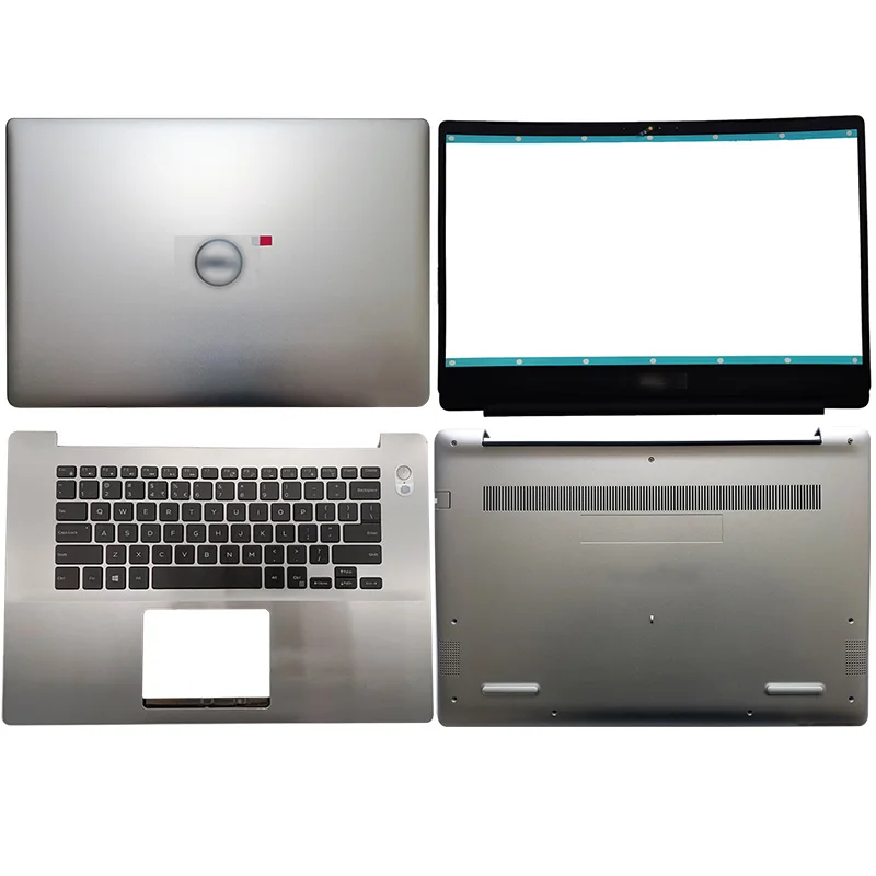 

For Dell Inspiron 15 5580 5585 5588 Laptop LCD Back Cover/Front Bezel/Palmrest/Bottom Case 0TVPMP 0V9NV4 0XT01X 0T5PWN Silver