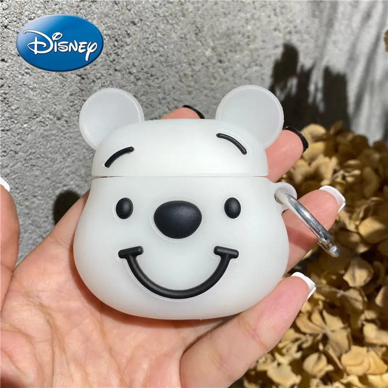 

Disney cute Pooh AirPods 1/2/3 generation earphone cover Apple wirelesssilicone protective shell plastic bluetooth -compatible