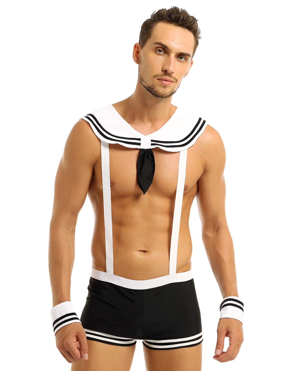 Iiniim сексуальные мужские матросские Костюмы боксеры комплект нижнего белья