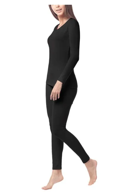 Женское термобелье из 100% мериносовой шерсти комплект нижнего белья с длинным