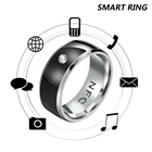 Модные Смарт-кольца NFC для пар, кольца из нержавеющей стали, Многофункциональные интеллектуальные технологии, цифровые ювелирные аксессуары