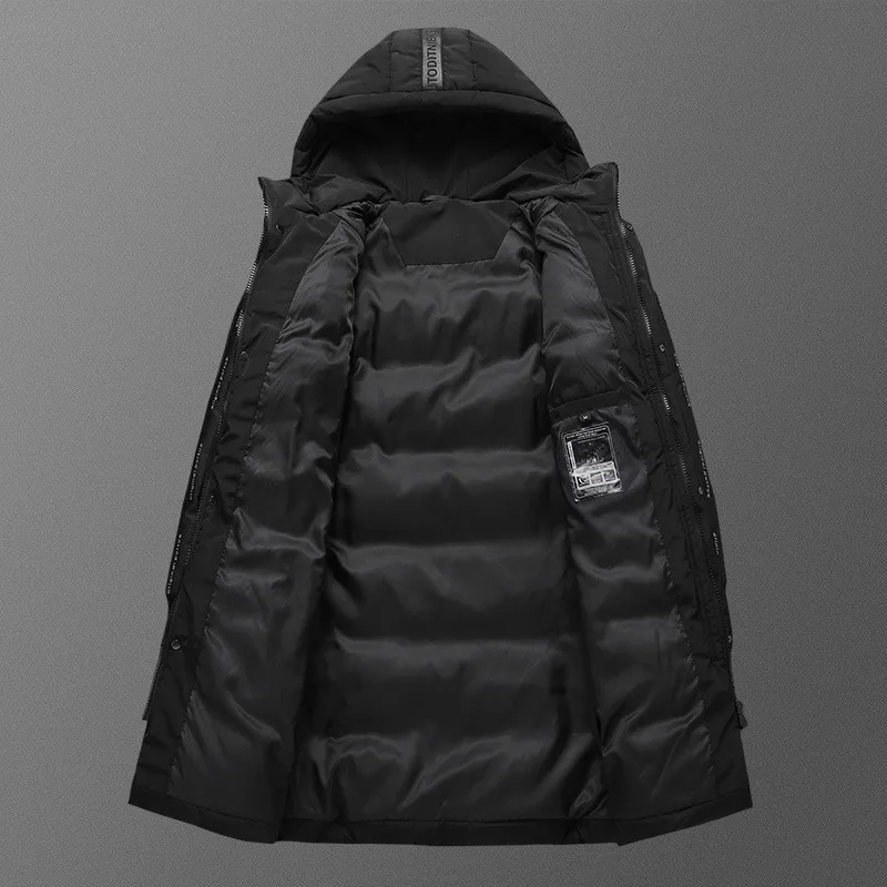 2019 мужская зимняя куртка теплая большие размеры 5XL 6XL 7XL толстовки Толстые мужские